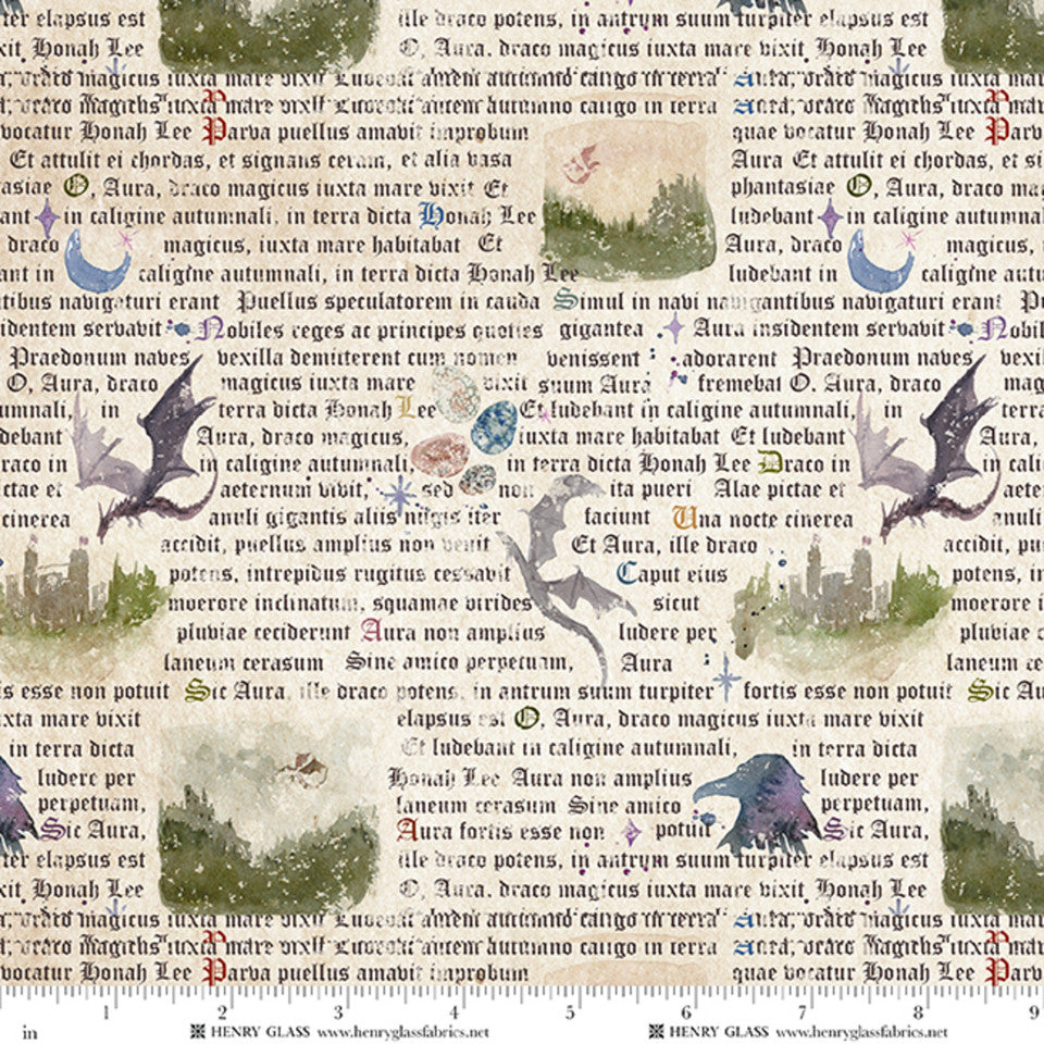 Land Called Honah Lee Medieval Text - Cream