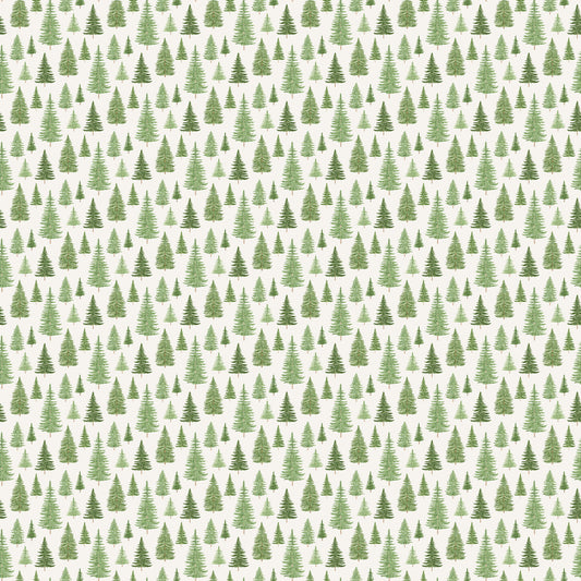 Happy Camper Trees - Cream Multi
