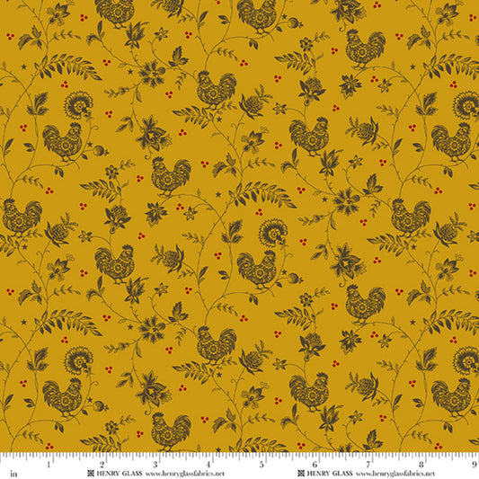 Scrap Basket Besties Hen House - Mustard