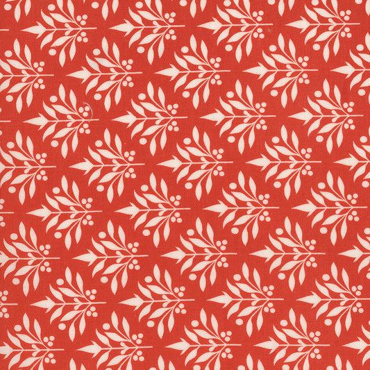 Larkspur and Linen Pomegranate fabric