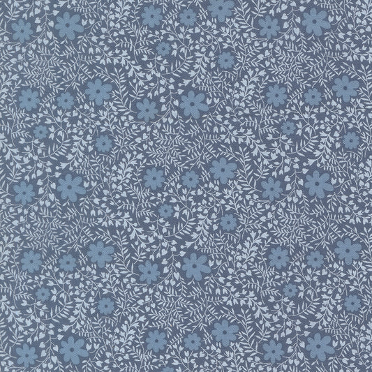 Larkspur and Linen Cornflower fabric