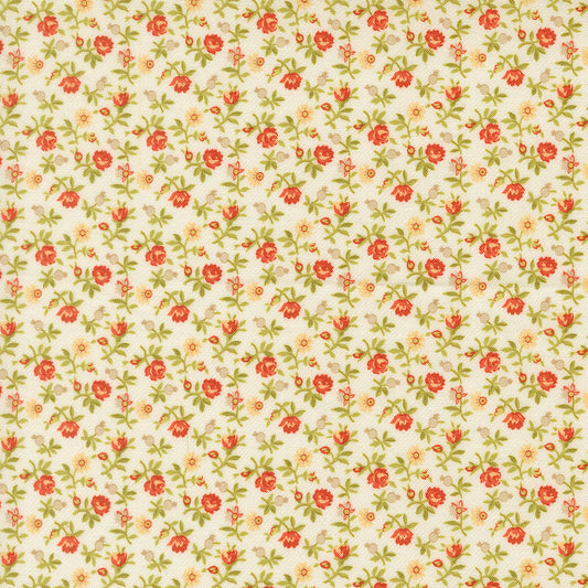 Larkspur and Linen Daisy fabric