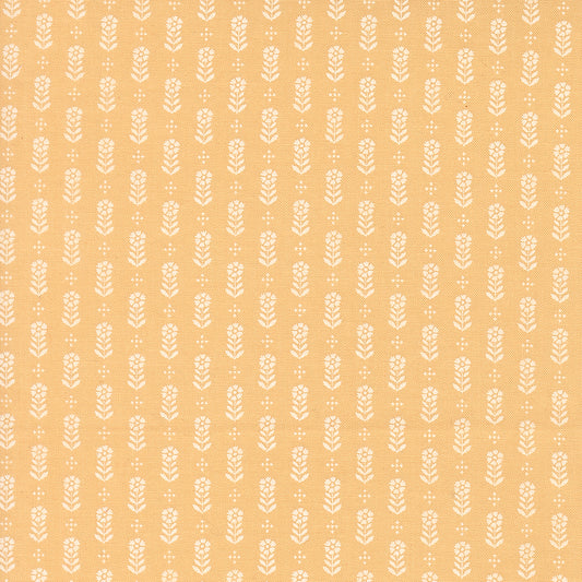 Larkspur and Linen Dandelion fabric