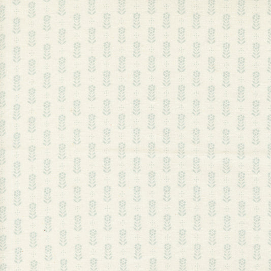 Larkspur and Linen Sky fabric