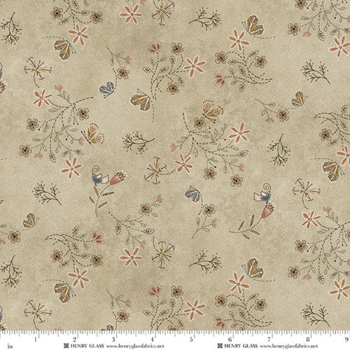 Return of the Blue Bird of Happiness Stitches - Khaki