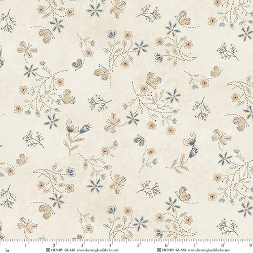 Return of the Blue Bird of Happiness Stitches - Cream