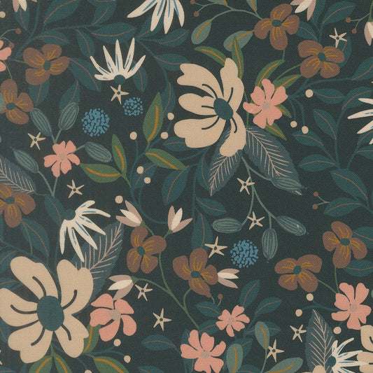 Midnight Fleur Nightfall fabric