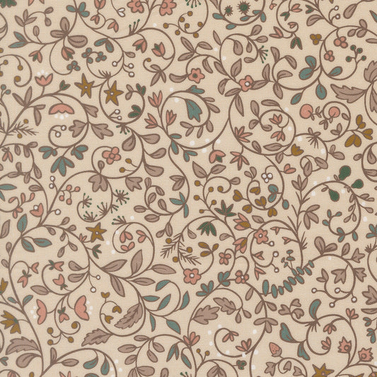 Midnight Fleur Smoke fabric