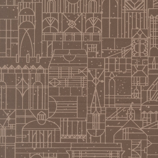 Midnight Fleur Mauve fabric