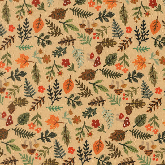 Paper Trails Parchment fabric