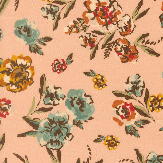 Flora Thread Peach fabric