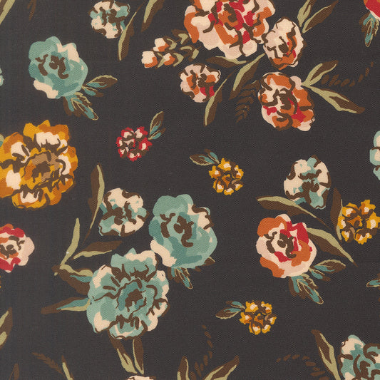 Flora Thread Midnight fabric