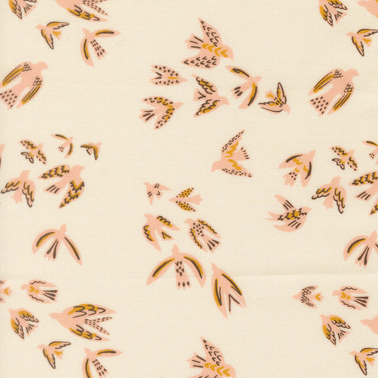 Flora Thread Eggshell fabric