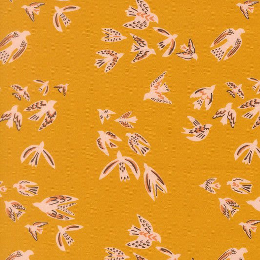 Flora Thread Golden fabric