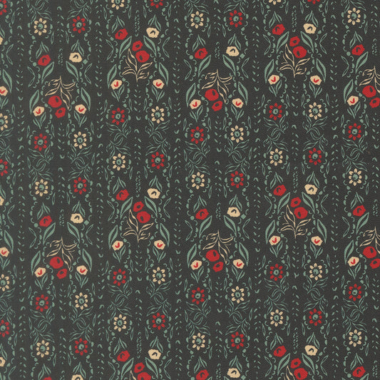 Flora Thread Midnight fabric