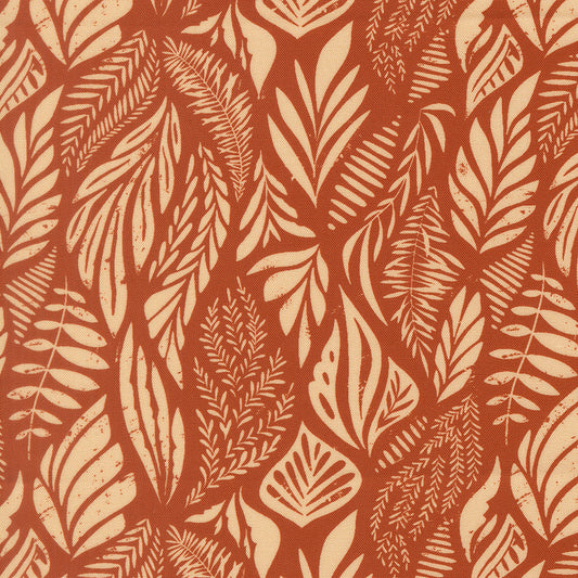 Flora Thread Spice fabric