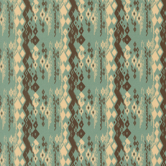 Flora Thread Teal fabric