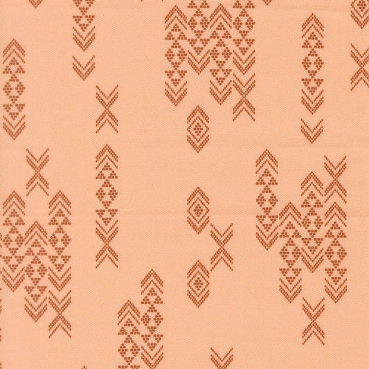 Flora Thread Peach fabric