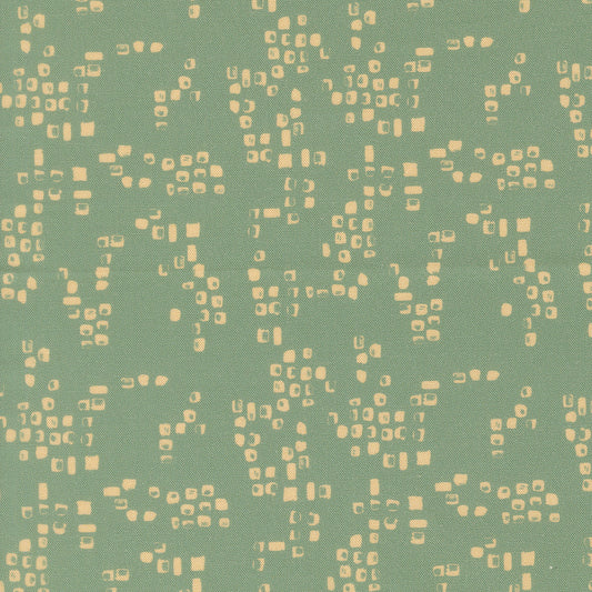 Flora Thread Teal fabric