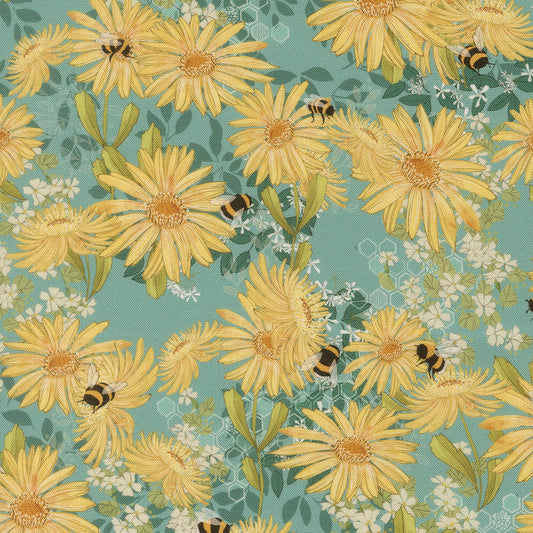 Pollinators Pond fabric