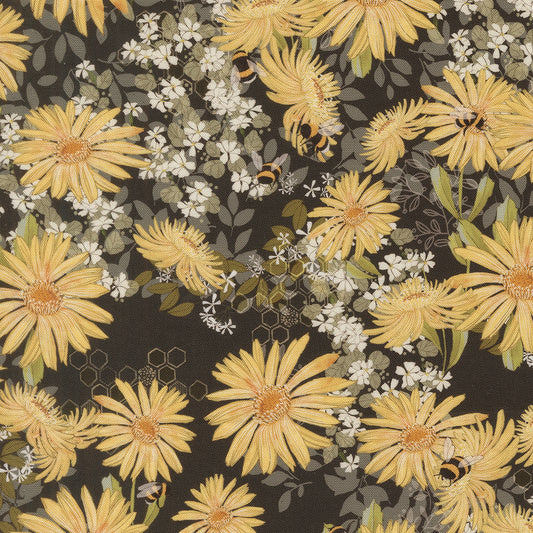 Pollinators Onyx fabric