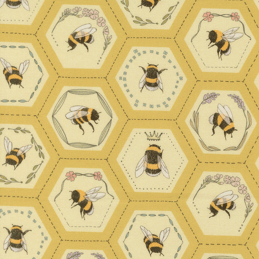 Pollinators Honey fabric