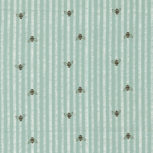 Pollinators Stream fabric
