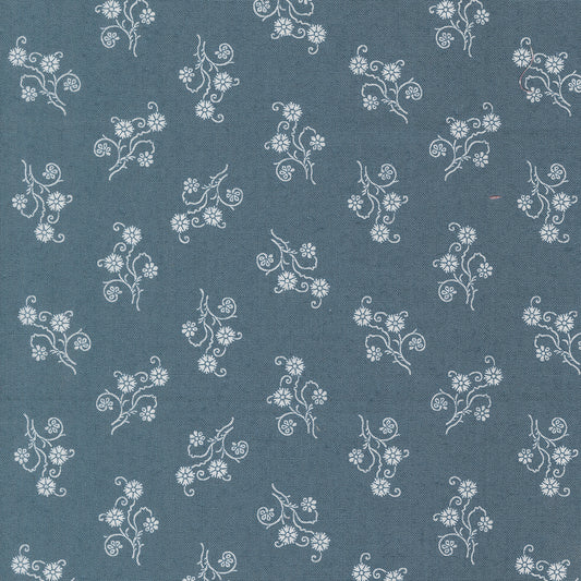 Wildflower Gatherings Blue Bonnet fabric