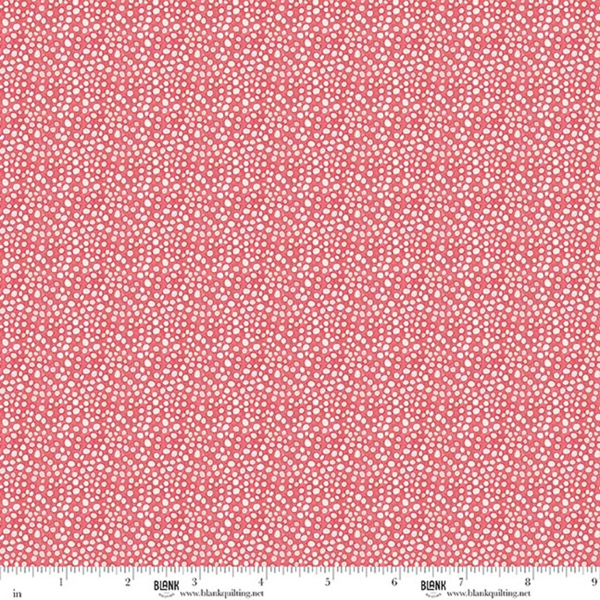 Botanic Symphony Dots Texture Salmon fabric