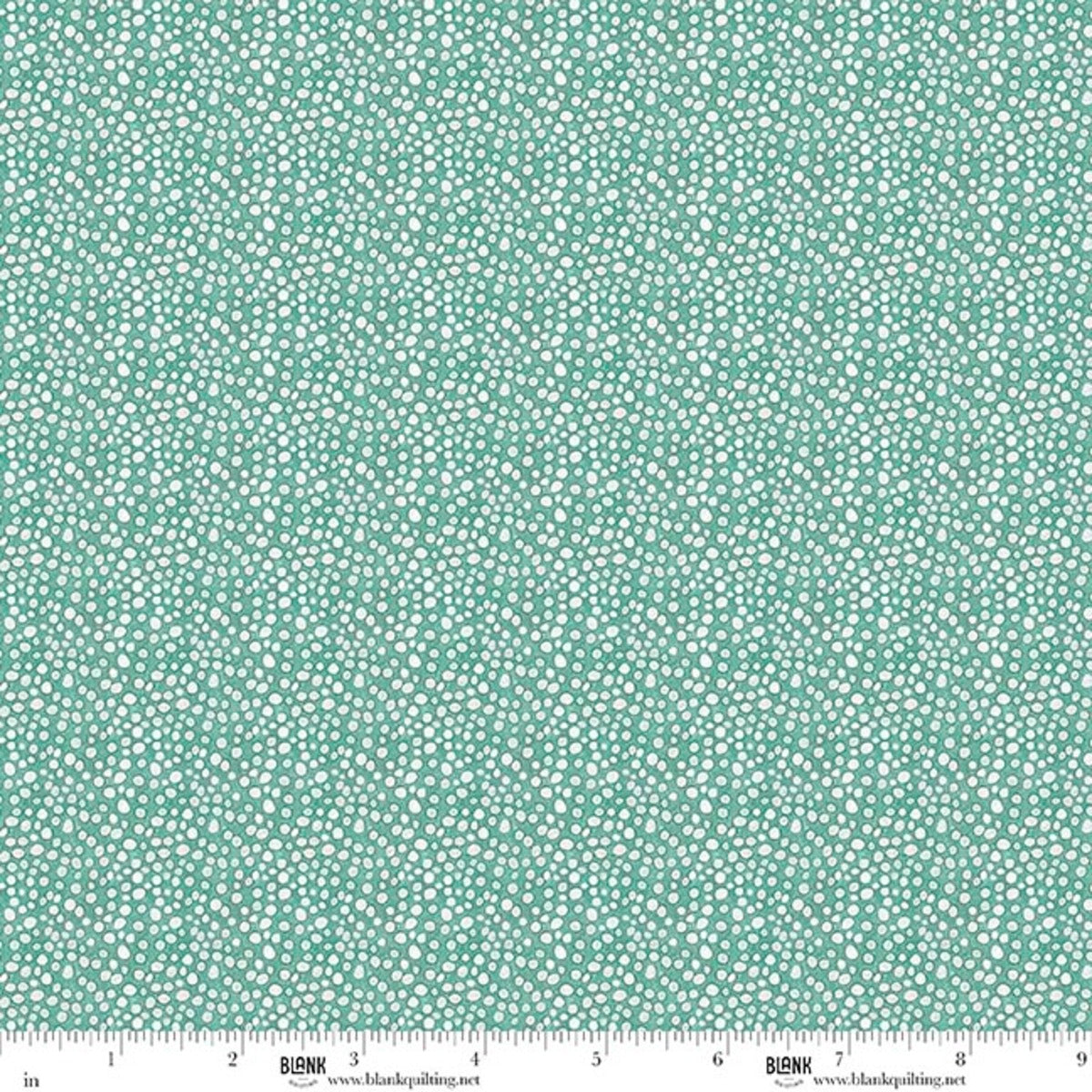 Botanic Symphony Dots Texture Emerald fabric