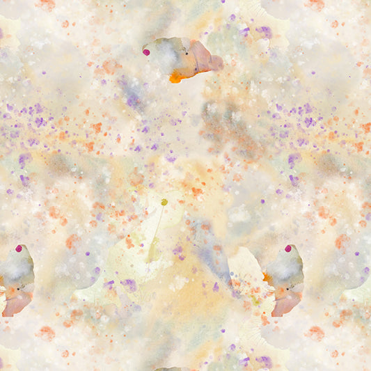 Brushed in Nature Splatter Texture Cream fabric