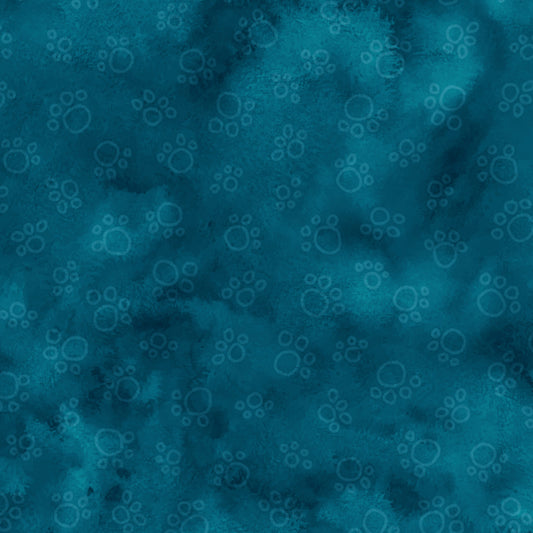 Herding Cats Landscaping Watercolor Texture Paw Peacock fabric