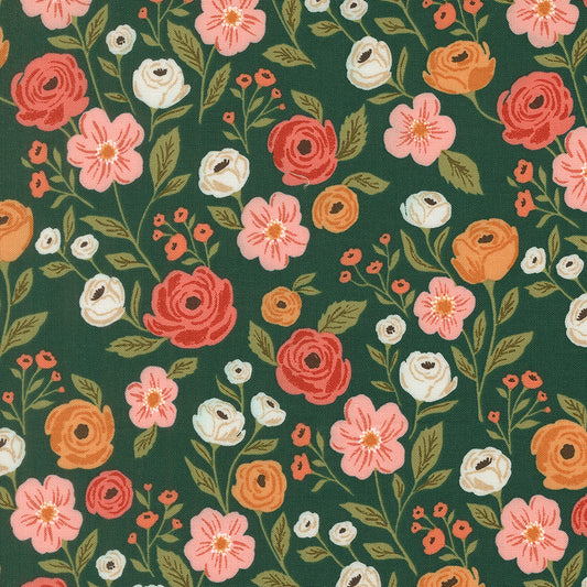 Garden Glam Teal fabric