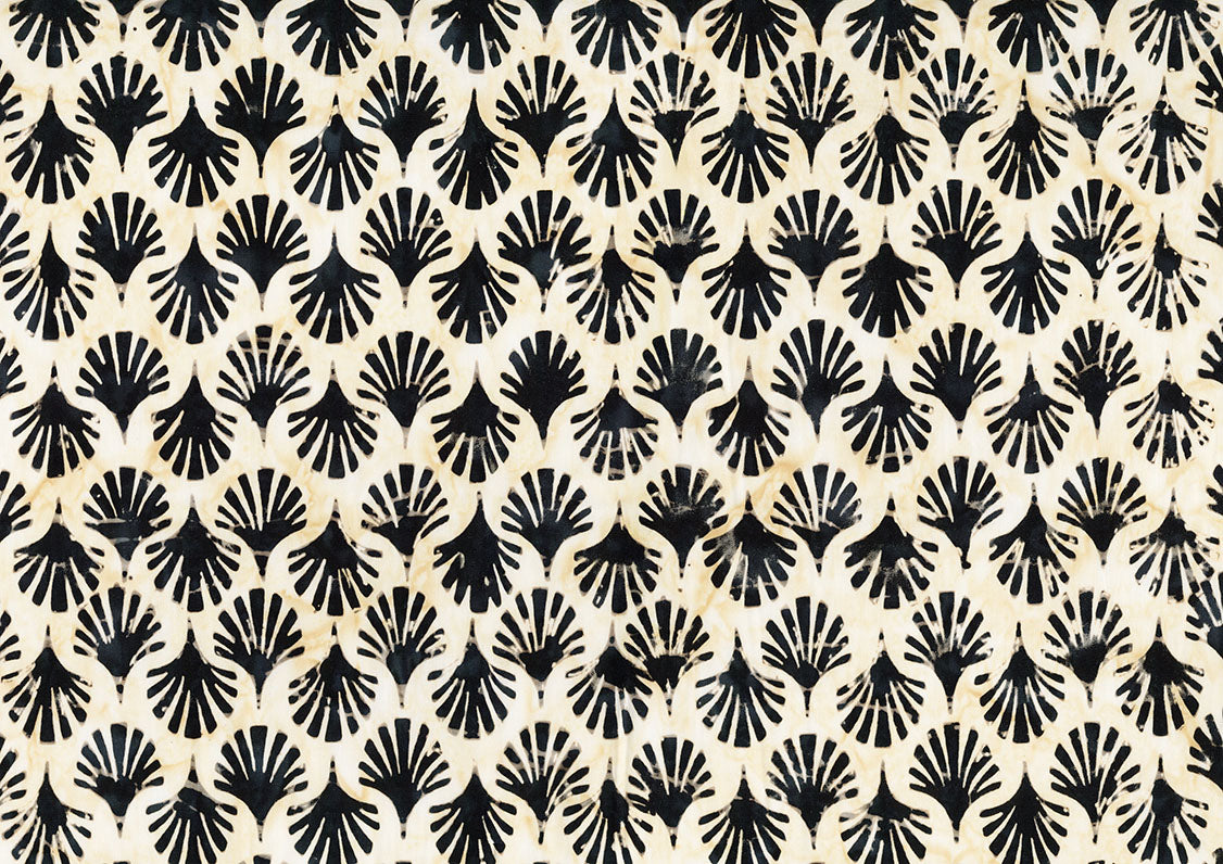 Woodblock - Fan - Soot