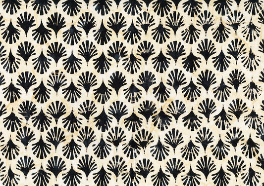 Woodblock - Fan - Soot
