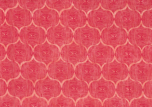 Woodblock - Clams - Lipstick Red