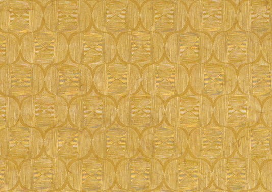Woodblock - Clams - Sunshine Yellow