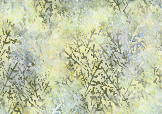 Woodblock - Twig Toss - Pale Yellow