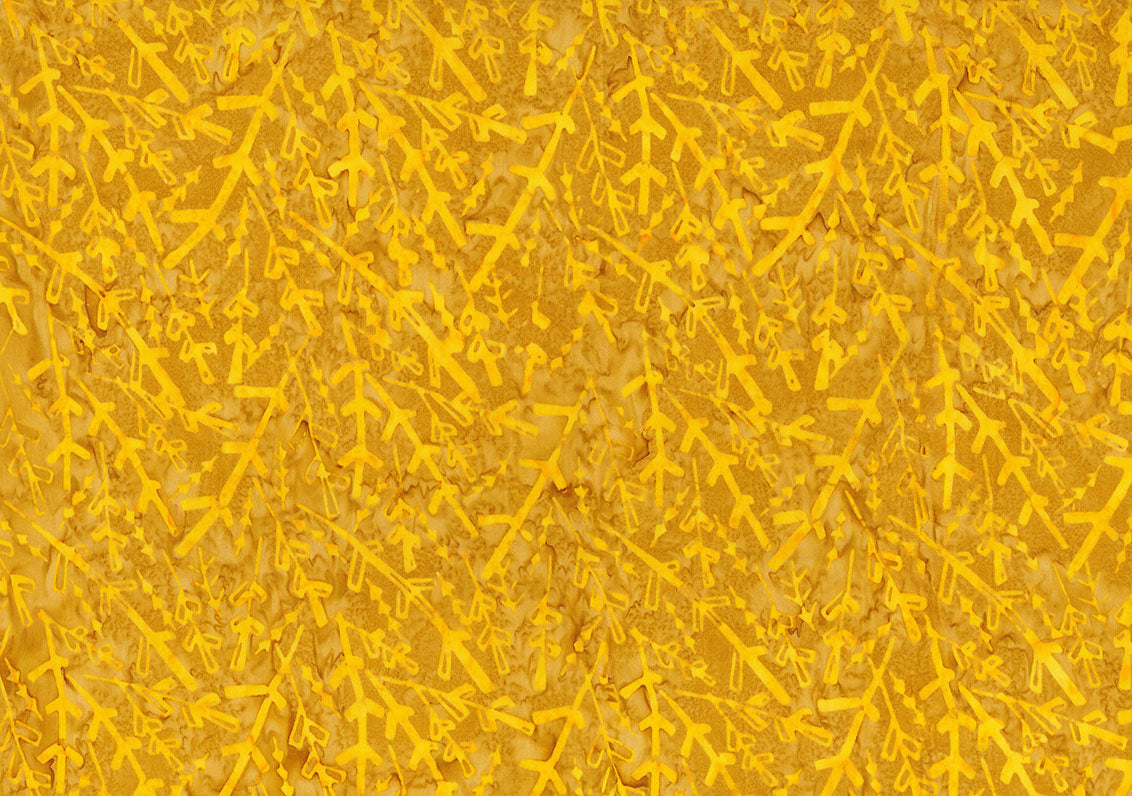 Woodblock - Twig Toss - Sunglow
