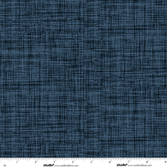 Bar Harbor Bar Harbor Plaid Texture - Indigo by Chelsea DesignWorks