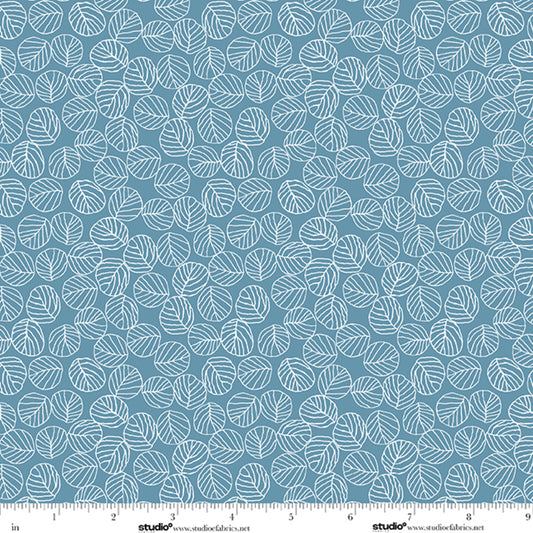 Bar Harbor Bar Harbor Leaf - Denim by Chelsea DesignWorks