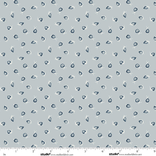 Bar Harbor Bar Harbor Small Ditsy - Gray/Blue by Chelsea DesignWorks