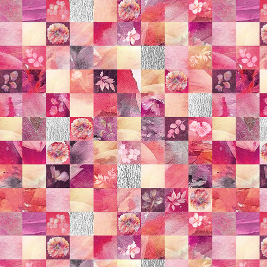 Rosé All Day Rosé All Day Tiny Patchwork - Fuchsia by Funny Girl