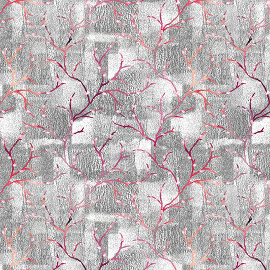 Rosé All Day Rosé All Day Budding Branches - Silver by Funny Girl