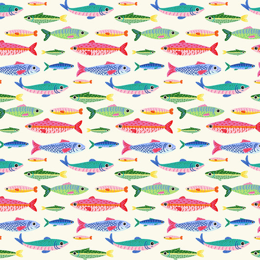 Fishy Business Fishy Business Horizontal Sardines - Cream by Mable Tari