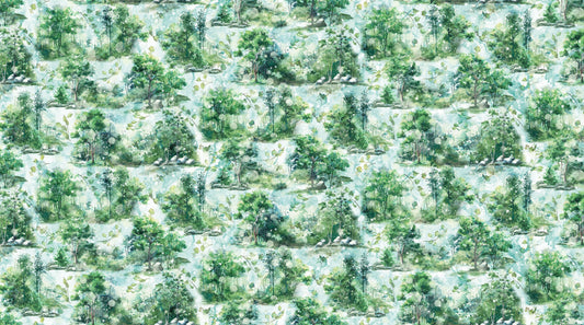 Serenity Springs - Vingnettes - Lt Green Multi