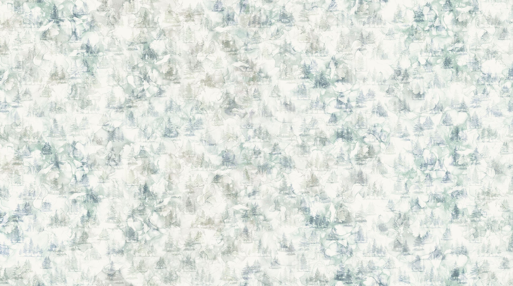 Altitude - Mini Trees - Off White/blue