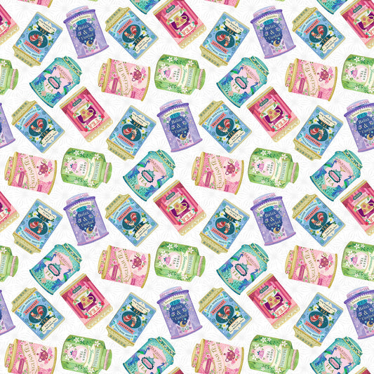 My Cup Of Tea - Tea Tins - White Multi
