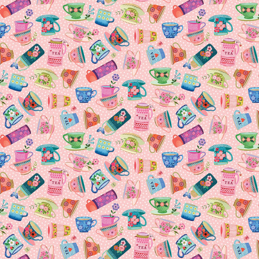 My Cup Of Tea - Tea Cups - Pink Multi