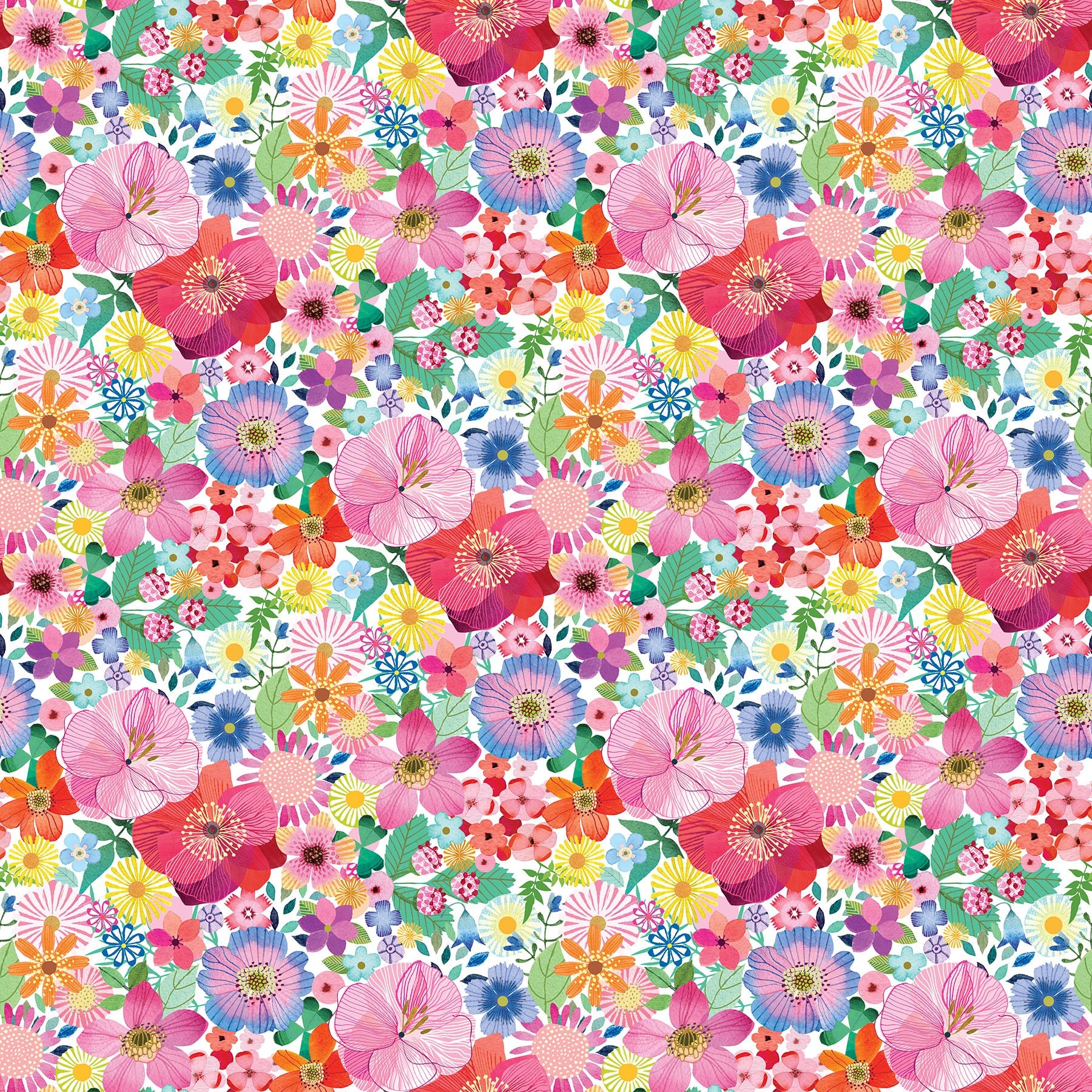 My Cup Of Tea - Floral - White Multi